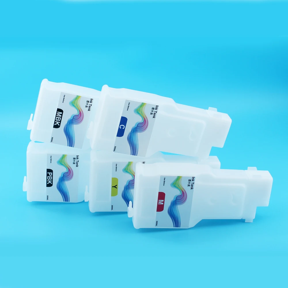 300 ml 5 Farben PFI-320 PFI320 Nachfüllbare Tintenpatrone ohne Chips – Bild 5