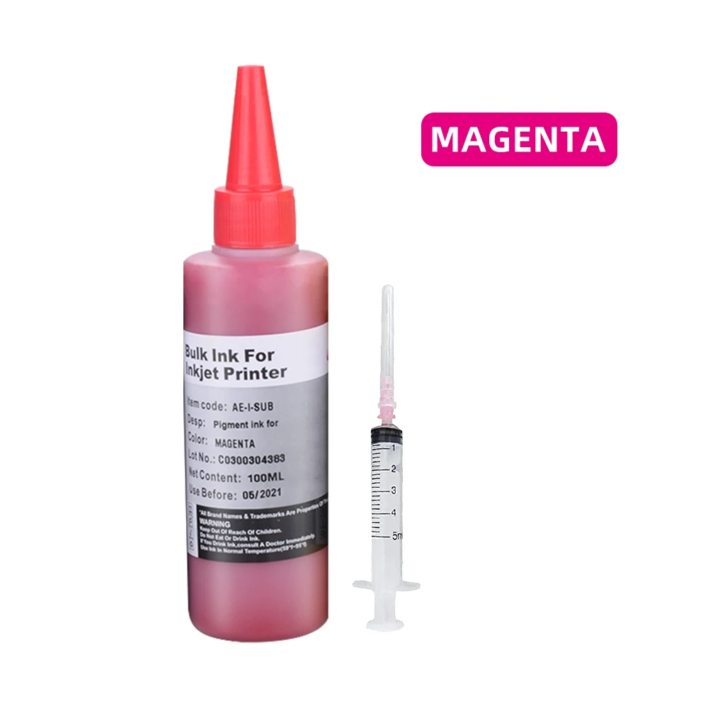 100ml Nachfüll-Pigmenttinte passend für HP OfficeJet Pro 7740 8710 – Bild 5