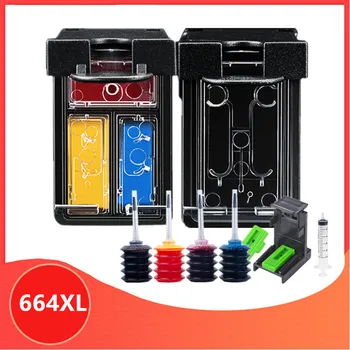 Nachfüllbar passend für HP 664XL 664 Tintenpatrone für HP664 Deskjet 1115 2135 3635 2138 3636 3638 4535 4536