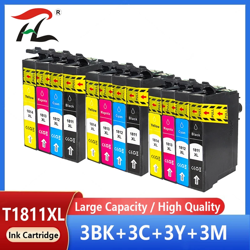 Tintenpatronen passend für kompatiblen EPSON 18XL T1811 T1814 XP312 XP205 XP225 XP212 XP215 XP302 XP412 XP402