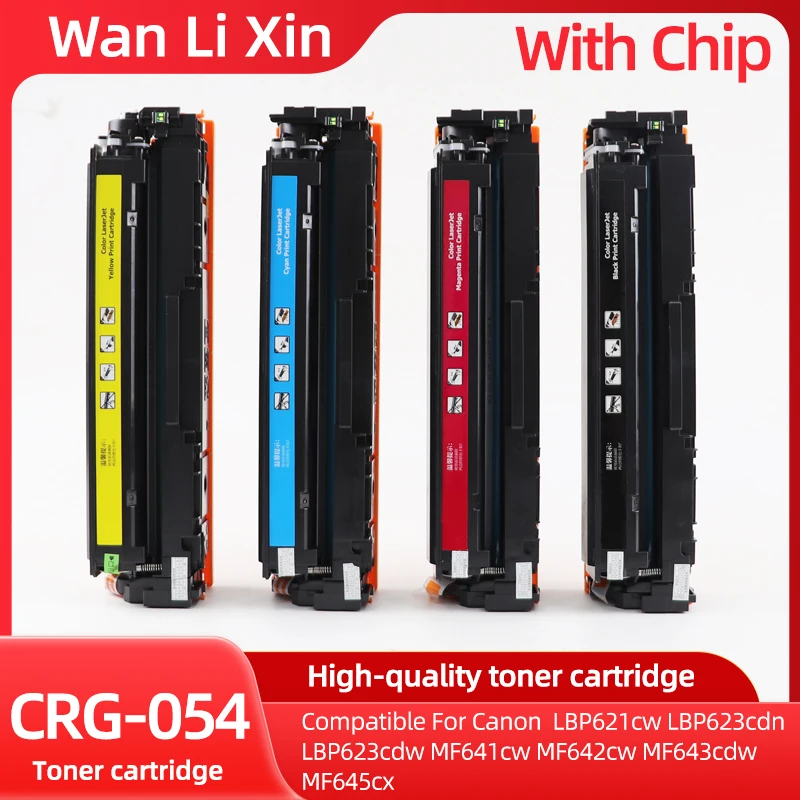 054 CRG-054 CRG054 Tonerkartuschen mit Chip, passend für Canon LBP621Cw LBP623Cdn LBP623Cdw iC MF641Cw