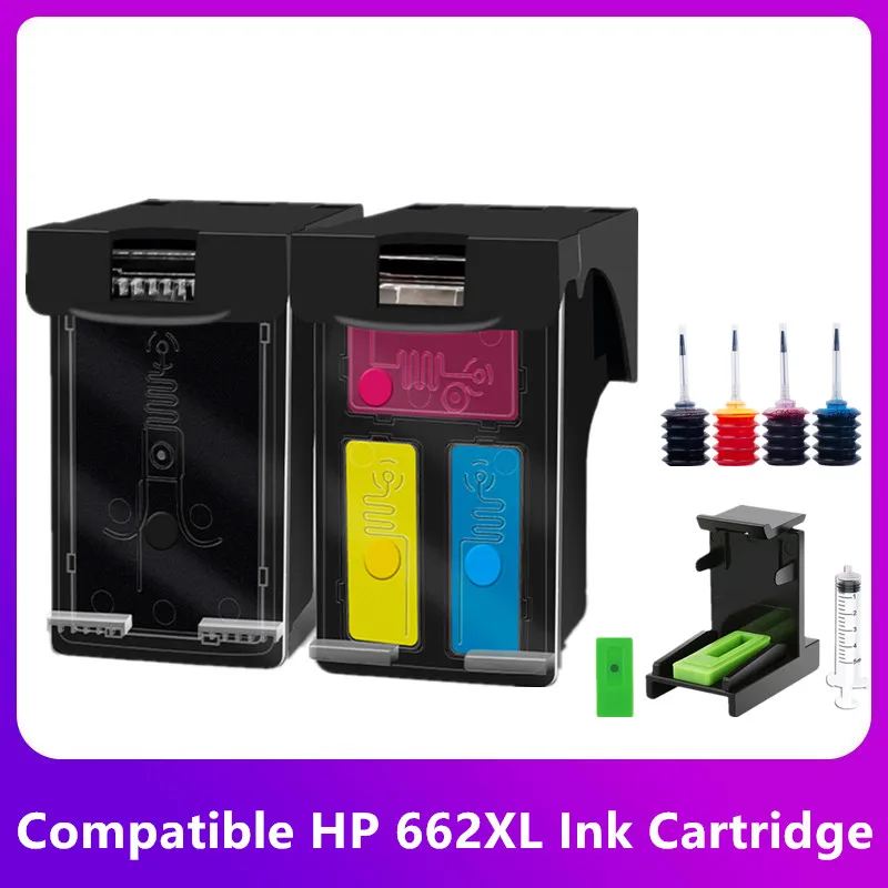 662 662xl nachfüllbare Tinten patrone passend für HP662 Deskjet Drucker wechsel