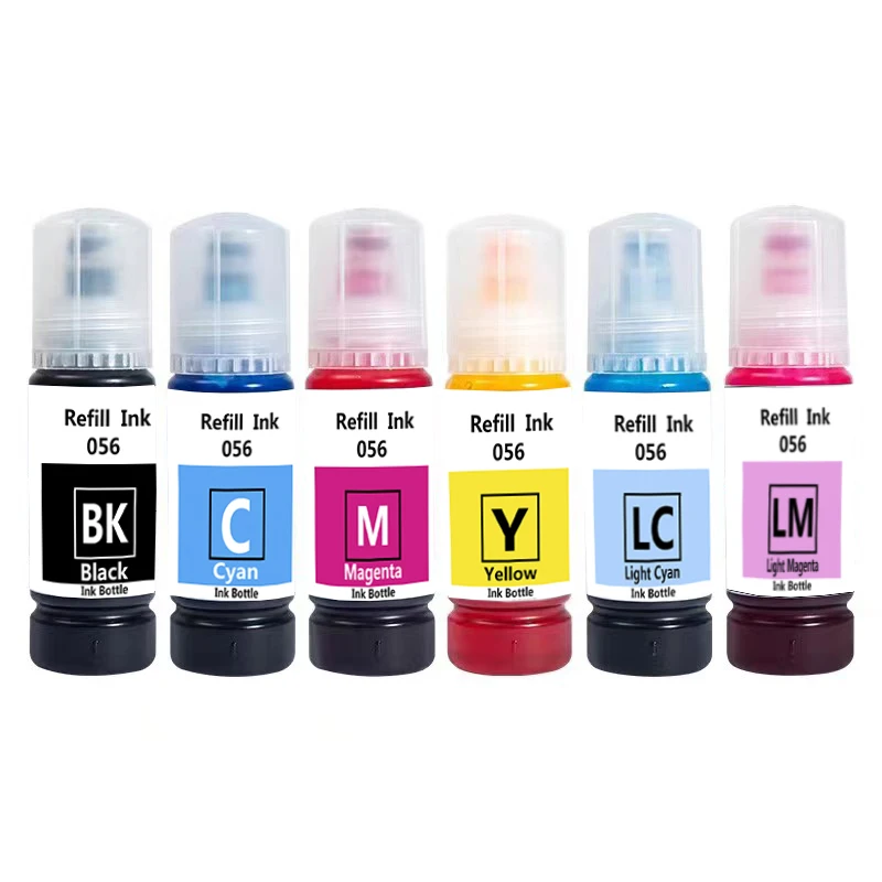 Passend für Epson 056 Tintenflasche 056 Nachfülltinte für Epson L8058 L18058 L8050 L18050 L18100 Drucker