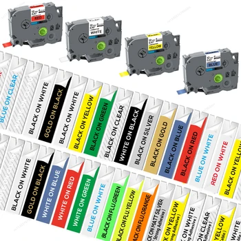 TZe231 passend für Brother P-Touch TZe-231 Band 6/9/12 mm TZe221 TZe211 Schwarz auf Weiß für Brother PT-H110