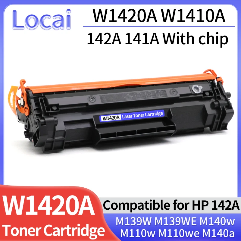 Mit Chip W1420A W1410A 142A 141A Tonerkartusche passend für HP LaserJet MFP M139W M139WE M140w M140we M110w