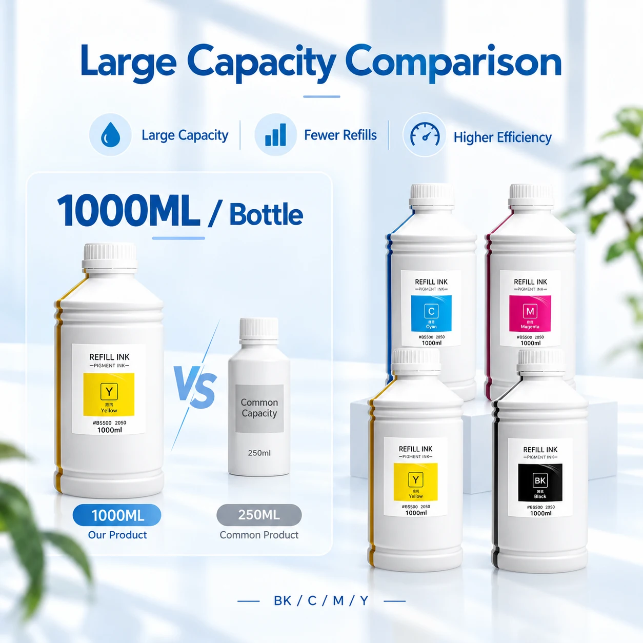 1000 ml Nachfüllpigmenttinte passend für Riso Comcolor 3150 7150 9150 – Bild 3