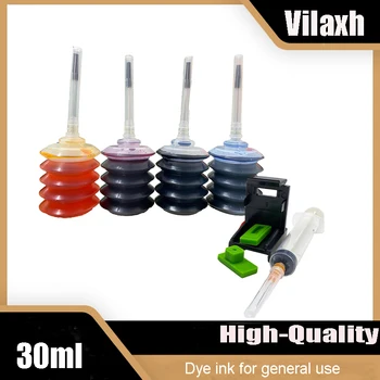 30ml Nachfüllset passend für HP Tintenpatronen für HP 301 304 302 123 122 652 650 21 22 140 141 950 655 364