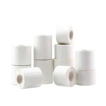 Wasserfester Etikettenaufkleber, 2 Rollen, 50 x 80 mm, 50 x 30 mm, 50 x 50 mm, 40 x 30 mm, 30 x 20 mm, passend