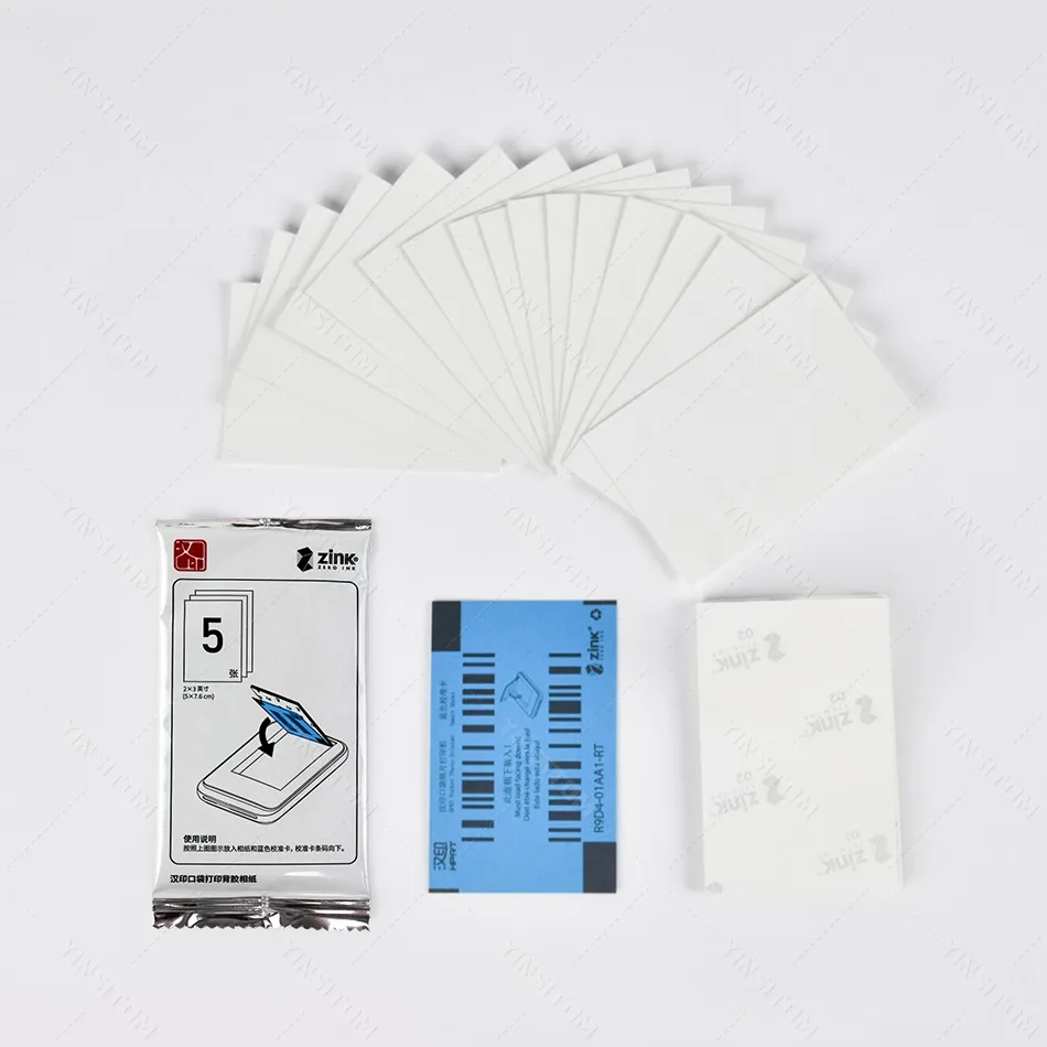 Zink-Aufkleberpapiere 5,1 x 7,6 cm passend für HPRT MT53 Z1 – Bild 3