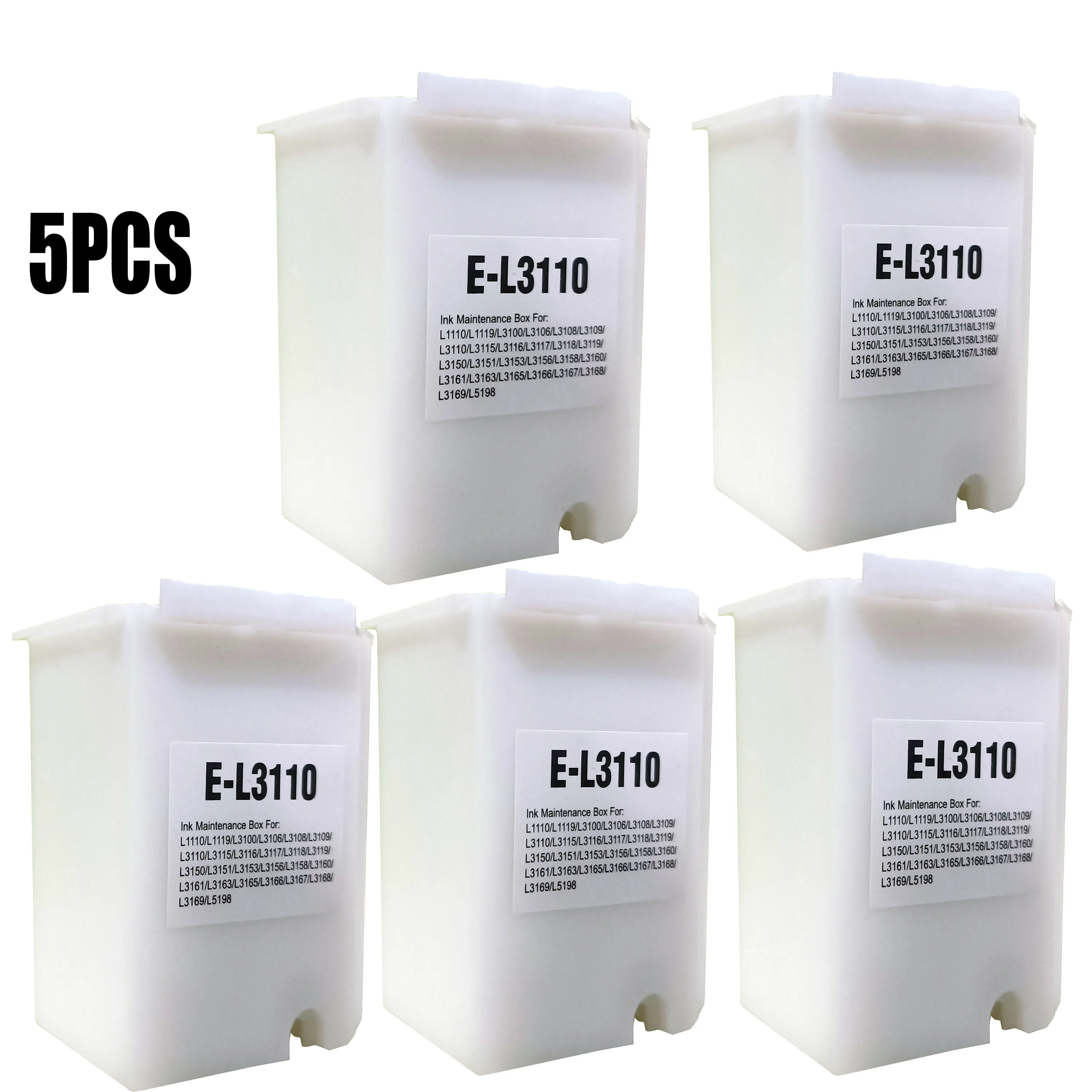 1830528 L3110 Wartungsbox passend für EPSON L3100 L3101 L3110 L3115 L3116 L3150 L3151 L3156 L3158 (5 Stück)