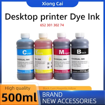 500 ml Desktop-Drucker Universal-Nachfüll-Farbstoff-Tinten-Set, passend für HP Epson Canon Brother Lexmark