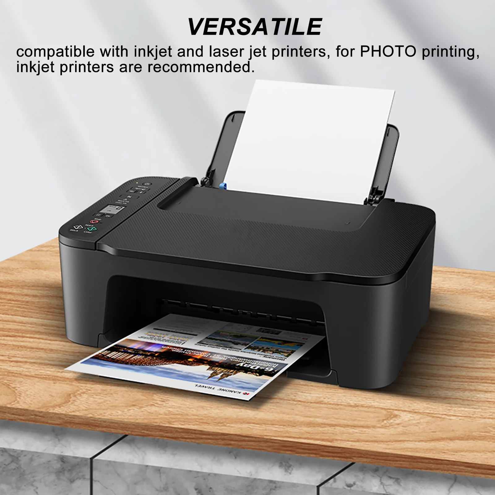 50 Blatt doppelseitiges Fotopapier, hochglänzendes Fotopapier, 21 x 30 – Bild 6