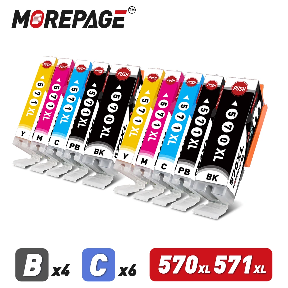 570XL 571 Tintenpatrone passend für Canon PGI-570 CLI-571 XL PIXMA MG5750 MG5751 MG5752 MG6850 TS6050 TS5050