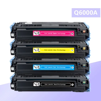Kompatible HP Q6000A Tonerkartusche 2605 2600n Tonerkartusche 1600dn Farbdrucktoner HP124A Kopierer-Toner