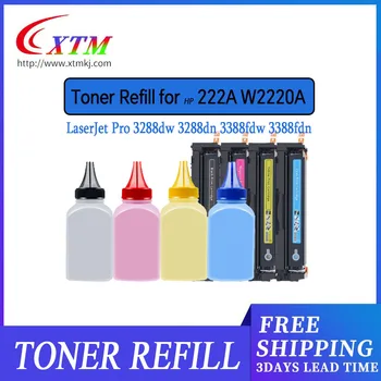 4X 222A Toner-Nachfüllung W2220A passend für HP LaserJet Pro 3288dw 3288dn MFP 3388sdw 3388fdw 3388fdn Drucker