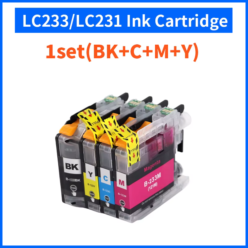 LC231 LC233 Tintenpatrone passend für Brother MFC-J480DW J680DW J880DW J4420DW J4620DW J4625DW J5320DW J5620DW